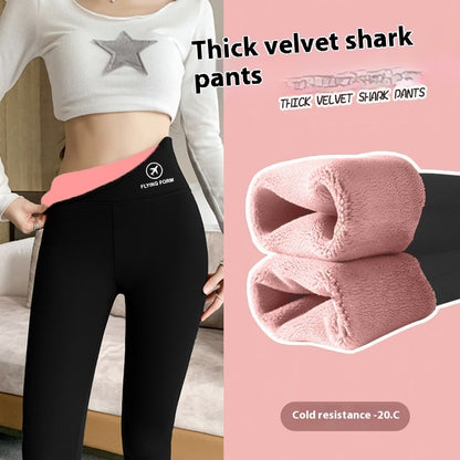 Women Autumn Winter Skinny Shark Pants
