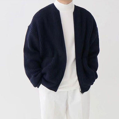 Comfortable Men’s Zip Cardigan for All Seasons