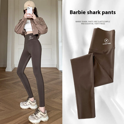 Women Autumn Winter Skinny Shark Pants