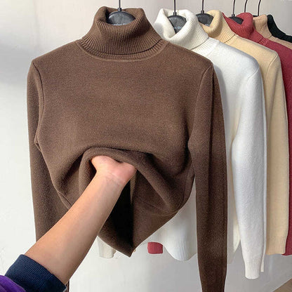 Women’s Fleece Turtleneck Sweater