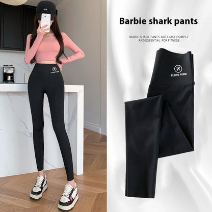 Women Autumn Winter Skinny Shark Pants