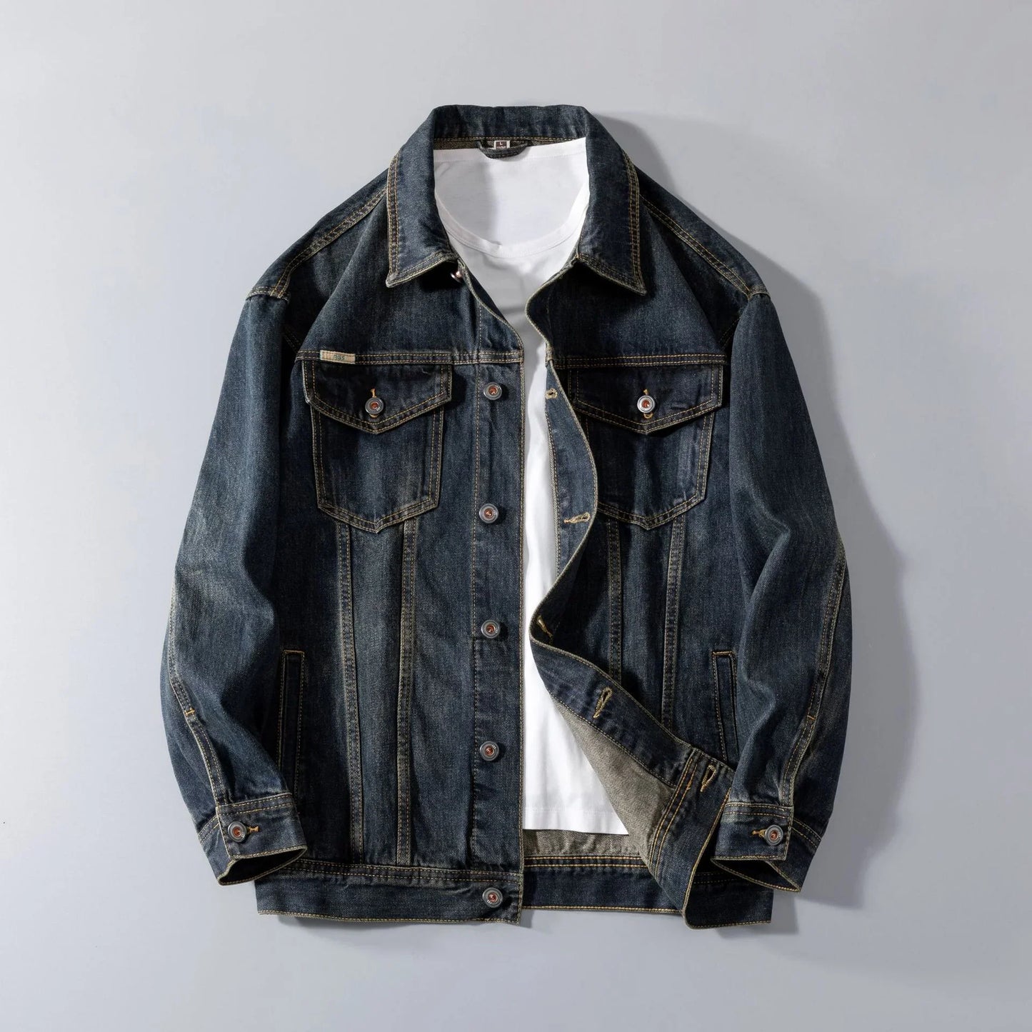 Heavy Industry Retro Denim Jacket Men - The Velcrow