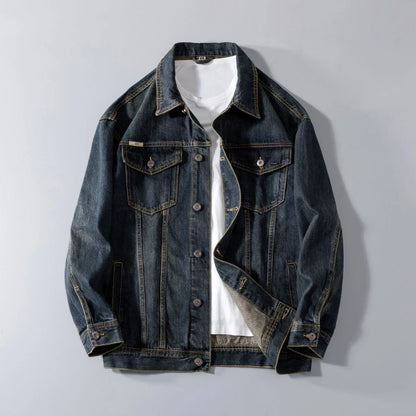 Heavy Industry Retro Denim Jacket Men - The Velcrow