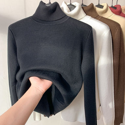 Women’s Fleece Turtleneck Sweater