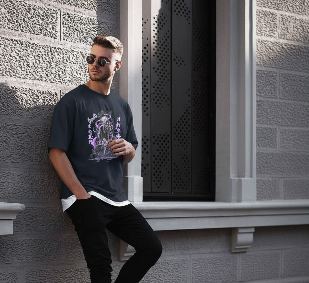 oversized high neck t-shirt