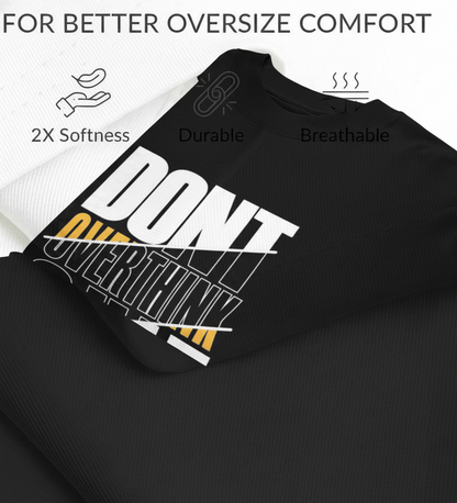 Premium Organic Cotton Oversized High Neck Tee – Unisex Minimalist Style