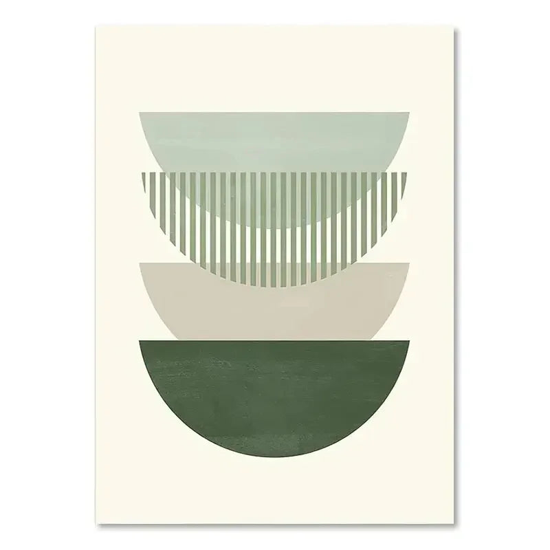 Green Plant Decorative Wall Painting – Modern Botanical Art for Home & Office Décor