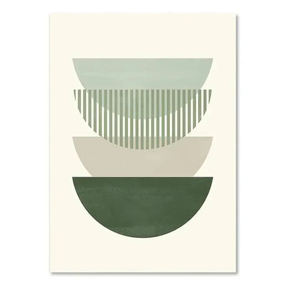 Green Plant Decorative Wall Painting – Modern Botanical Art for Home & Office Décor